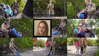 Alecia SLC Trouble Crutching in the Park (in HD 1920X1080)