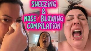 Compilation - Sneeze Frenzy - Watch me Sneeze 'till You Cum