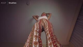 Giant Blonde 's PURE POV TRAMPLE POV!