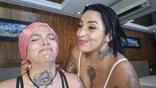 LESBIAN LICKING FACE PART 4 BY QWEEN AND SASHA CAM BY ALINE FULL HD