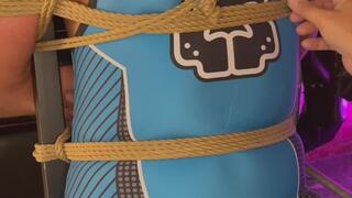 Lycra Bondage Chair Edging