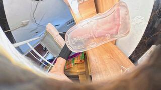 VR360 LINGLING Office POV Dirty Feet Humiliation