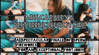 Miss cataleya in A spectacular finale of sperm fireworks for an exceptional footjob