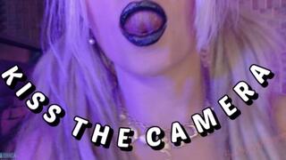 Black Lipstick Blackout Kiss the Camera