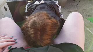 Sissy Maid Lola Deepthroats Trans Mistress Jade Storm