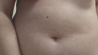 Squirting pregnant wet milf masturbates with a towel. I was bred six months ago and now I can't stop touching my wet pussy, my growing belly and titties and having orgasms. I can't help but squirt as it all gushes out