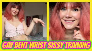 Sissy Training Gay Bent Wrist & Gay Voice JOI