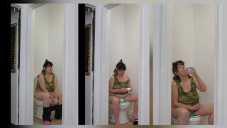 PEEING DUMPING CHATTING FEEDING YOU plus INTENSE HAWKING UP