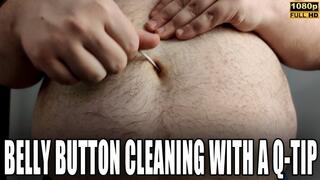 Belly Button Cleaning With A Q-Tip - Full HD 1080p - KingMarti - MOV