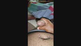 Jerked off to a huge and thick load of cum during solo play