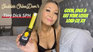Goddess Chloe's Tiny Dick SPH Humiliation: Goon, Edge & Eat Your Loser Load CEI JOI