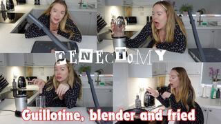 Penectomy: guillotine blender and fried