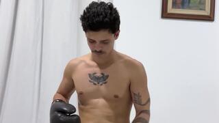 MASTER P FACE PUNCH ON BOXING GLOVES