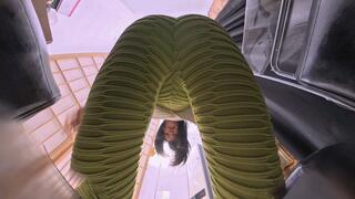 Full English POV shot of a huge butt flattening a dwarf in VR360 at 8K resolution