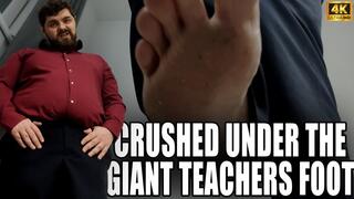 Tiny Crushed Under The Teachers Foot - 4k UHD 2160p - KingMarti