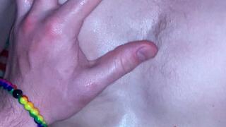 Barebacking a ripped college ginger twunk