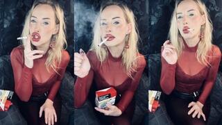 Your addiction is calling u to get u back while Chain Smoking marlboro red