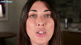 Goblin Goddess enchanted mouth! Slo mo LIP and TONGUE tease! - MP4