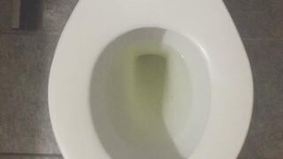 GOLDEN PEE IN MY TOILET