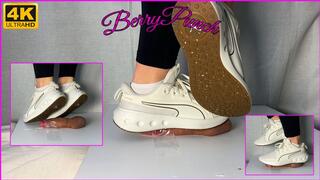 Puma Sneakers Cock Trampling Tied With Tape - Cockbox - Shoejob - Cock Crush - CBT - Ball Stomping - Foot Fetish - 4K