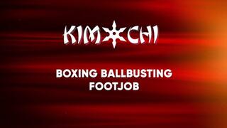 Boxing BallBusting FootJob