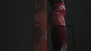 SubnCuff_OutdoorSelfBackCuffedtoLightPole0107