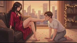 Foot Gagging Confessions #9: New Year's Deep Throat Foot Revelation