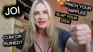 Lady Nina Birch - Frantic JOI Cum Or Ruined