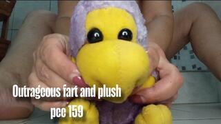 Outrageous fart and plush pee 159