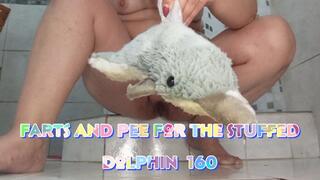 Farts and pee for the stuffed dolphin 160