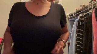 BoobJob In The Closet