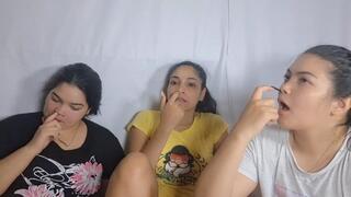 Pick your nose in a trio-like fashion - Does the snot come out?