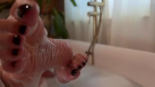 Bubble Bath Soapy Foot JOI 4K MP4
