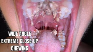 Wide angle and extreme close-up chewing - OnlyVanessa