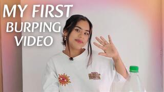 MY FIRTS BURPING VIDEO
