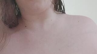 missclare cute blond big boobs girl touching nips