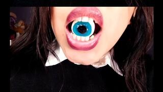 Vore: eye and rubber mouse