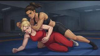 Female Wrestling Confessions #322: Sweaty Confessions of a Mat Domination Duel