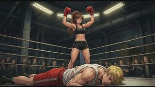 Mixed Boxing Confessions #43: Dominating the Male Challenger