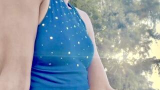 Gorgeous Ginger in Skin-Tight Jeans Outdoor Cigarette Tease | Smoking Fetish