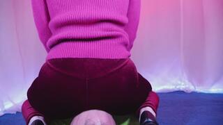 Cozy Face Sit - Cashmere Sweater & Velvet Leggings - Ass on Face - FemDom