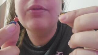 Giantess Picks Two Tinies – Stuck on Wet Tongue, Licked & Sucked