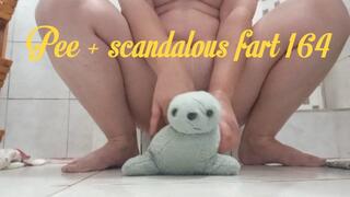 Pee + scandalous fart 164