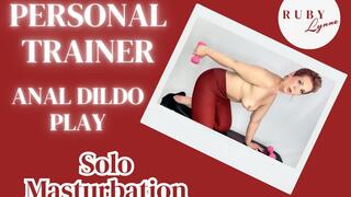 PERSONAL TRAINER STRETCHES MY ASSHOLE SOLO