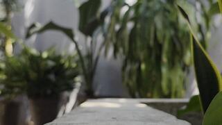 Katherine dominates you on her sexy wedge heels