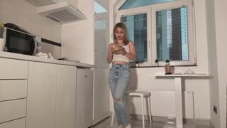 Oops! I Couldn't Hold It: Naughty Kitchen Wetting