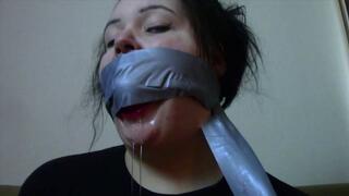 Ballgagged and Taped Tight! Starring: Layla Moore, 2015 Remaster, HD 1080p