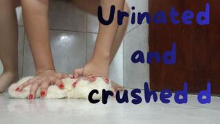 Hairy man peed on by Lola