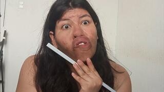 Making Silly Faces Against the Glass