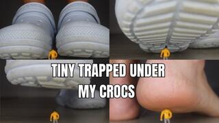 Tiny trapped under my crocs - OnlyVanessa
